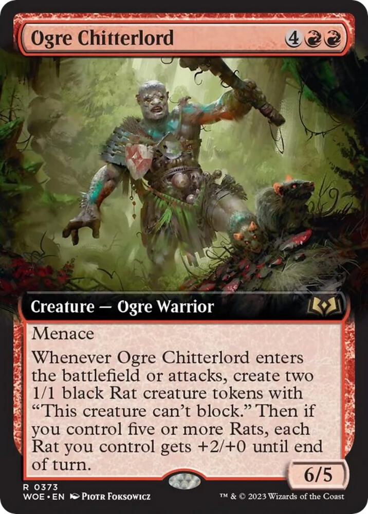 Ogre Chitterlord (Extended Art) (373) [Wilds of Eldraine] [Extended Art]