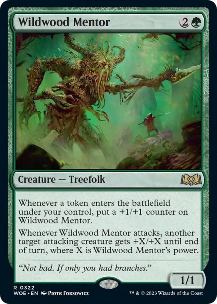 Wildwood Mentor (322) [Wilds of Eldraine]