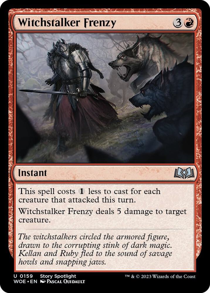 Witchstalker Frenzy (159) [Wilds of Eldraine]