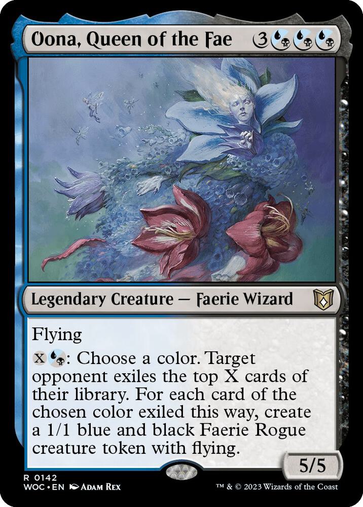 Oona, Queen of the Fae (142) [Wilds of Eldraine Commander]