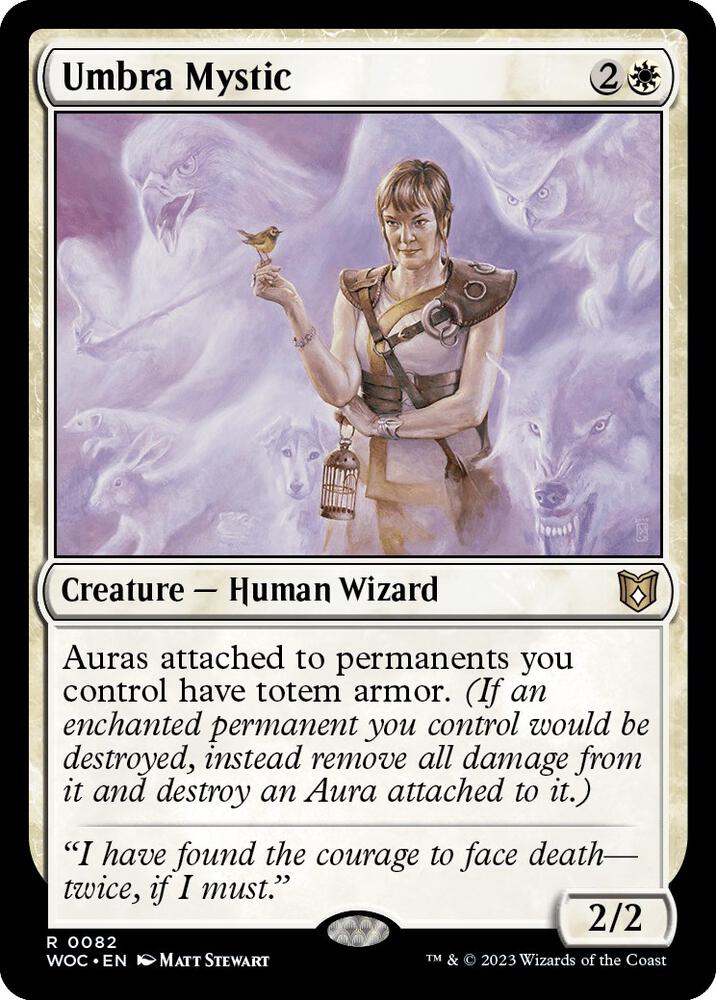Umbra Mystic (82) [Wilds of Eldraine Commander]