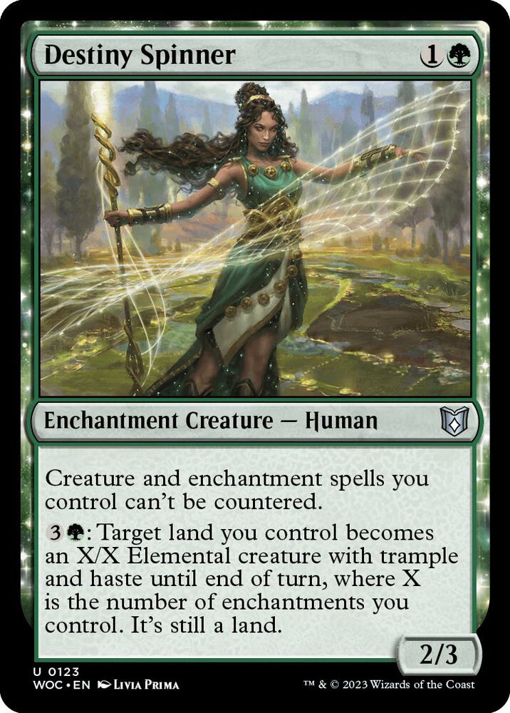 Destiny Spinner (123) [Wilds of Eldraine Commander]