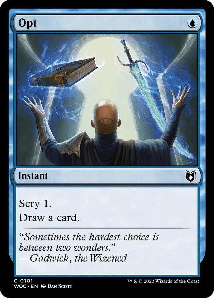 Opt (101) [Wilds of Eldraine Commander]
