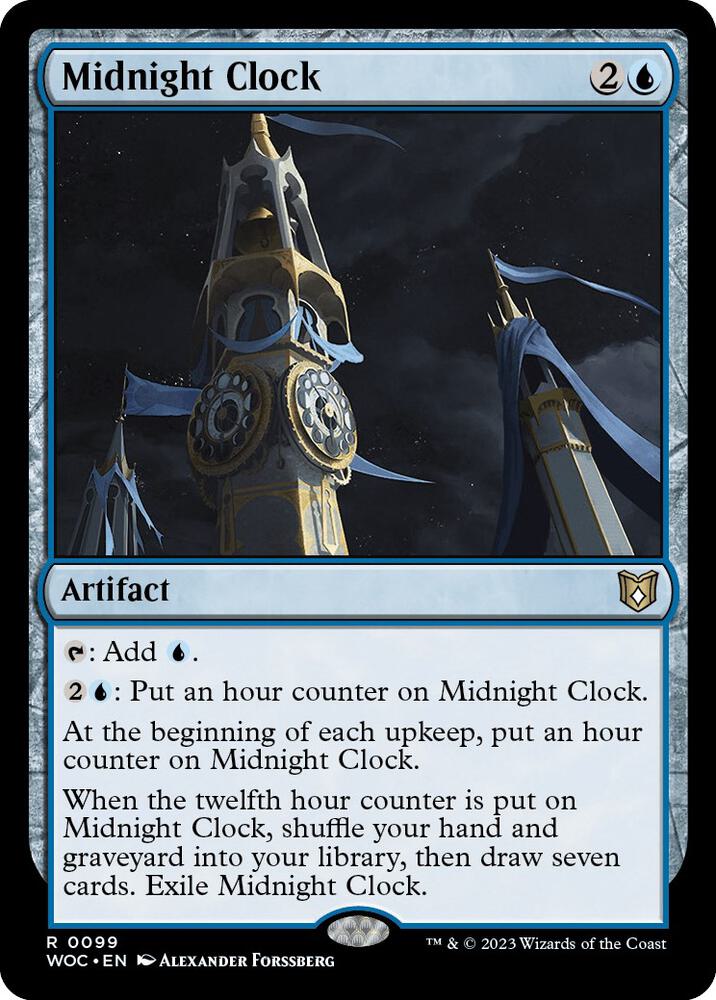 Midnight Clock (99) [Wilds of Eldraine Commander]