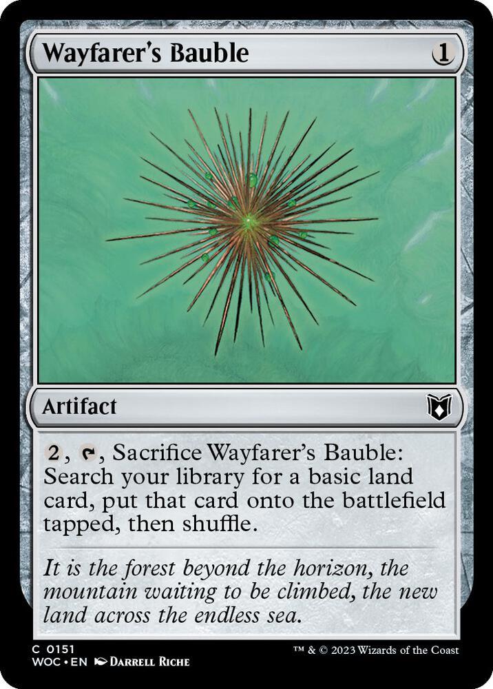 Wayfarer's Bauble (151) [Wilds of Eldraine Commander]