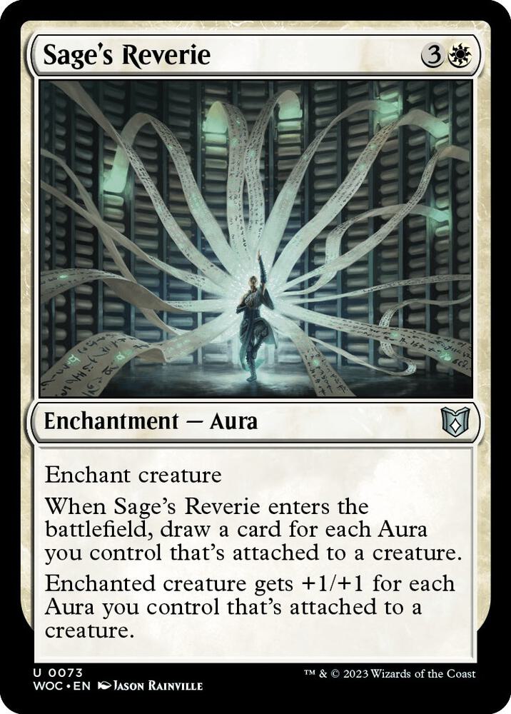 Sage's Reverie (73) [Wilds of Eldraine Commander]
