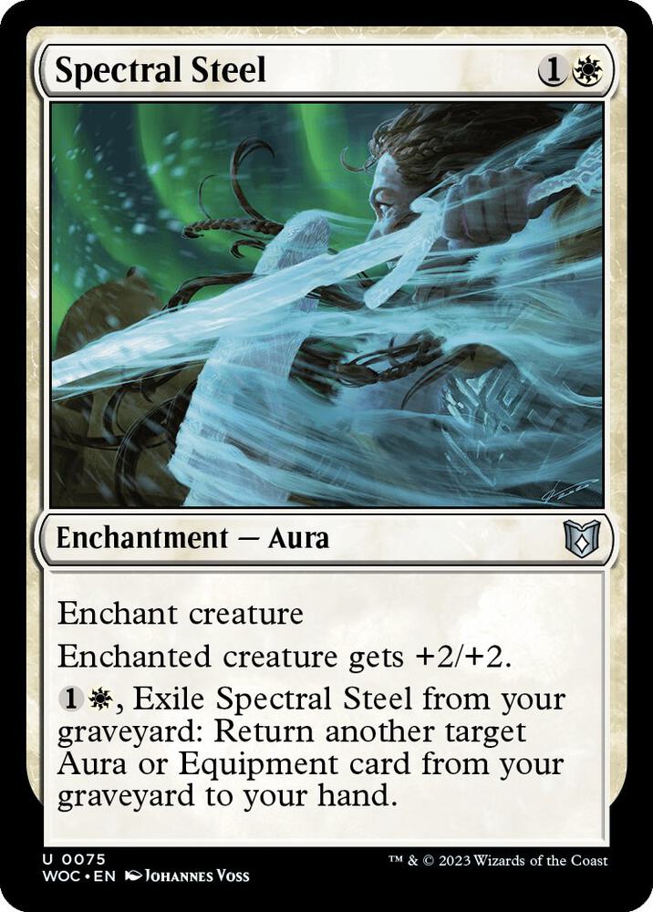 Spectral Steel (75) [Wilds of Eldraine Commander]