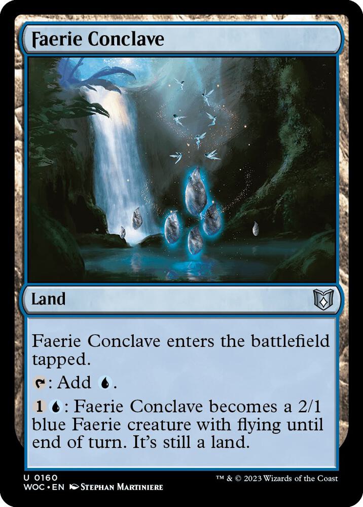 Faerie Conclave (160) [Wilds of Eldraine Commander]