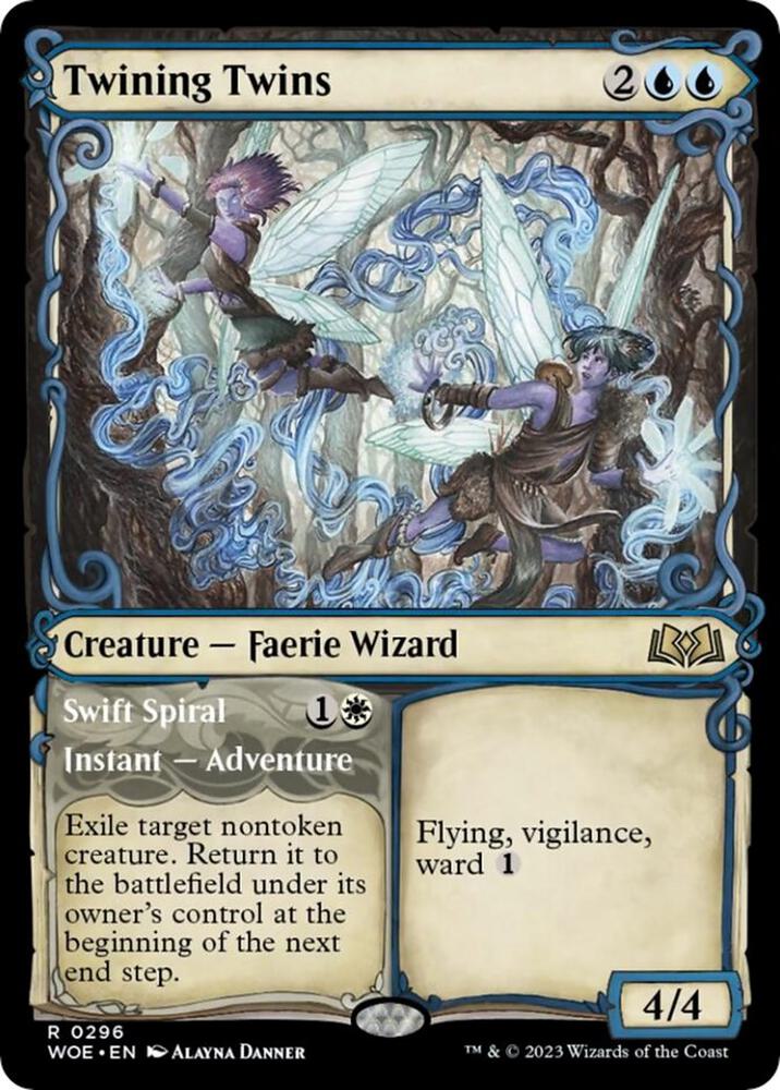 Twining Twins (Showcase) (296) [Wilds of Eldraine] [Showcase]