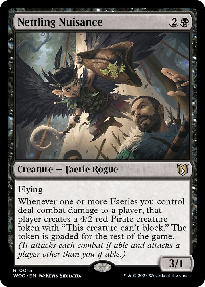 Nettling Nuisance (15) [Wilds of Eldraine Commander]