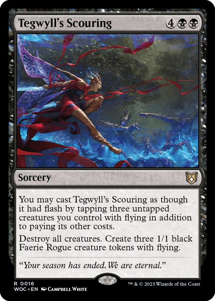 Tegwyll's Scouring (16) [Wilds of Eldraine Commander]
