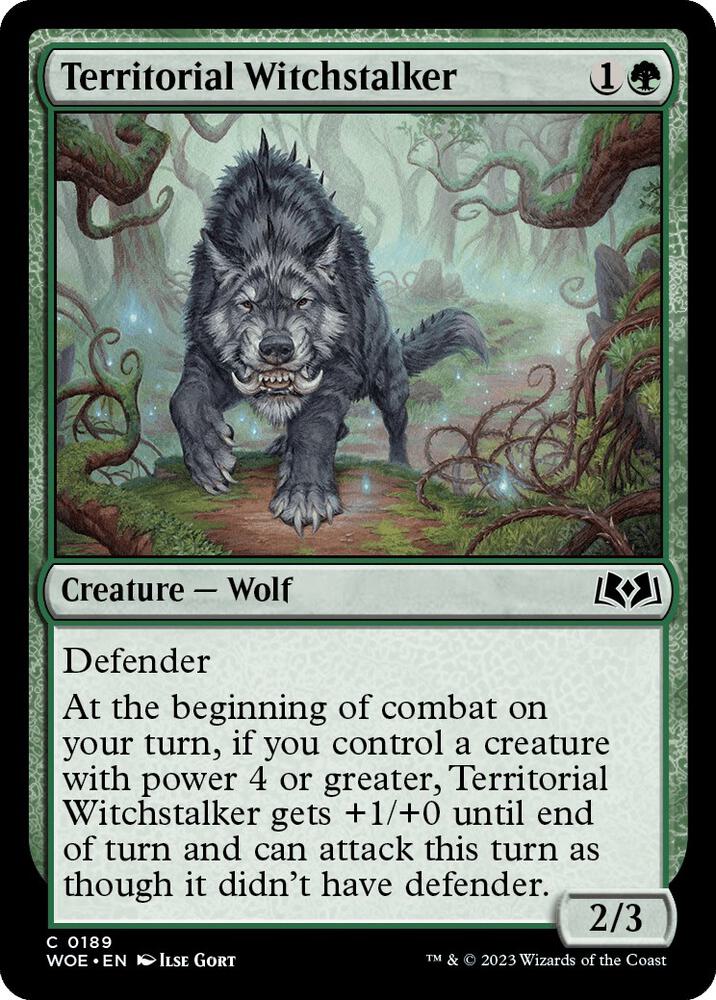 Territorial Witchstalker (189) [Wilds of Eldraine]