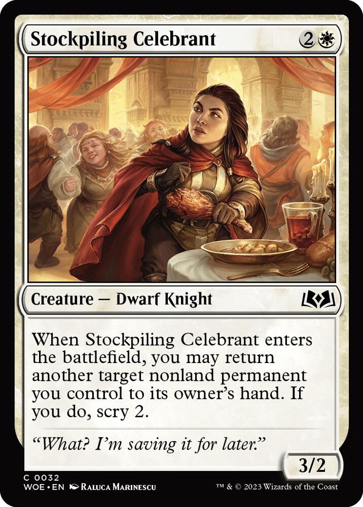 Stockpiling Celebrant (32) [Wilds of Eldraine]