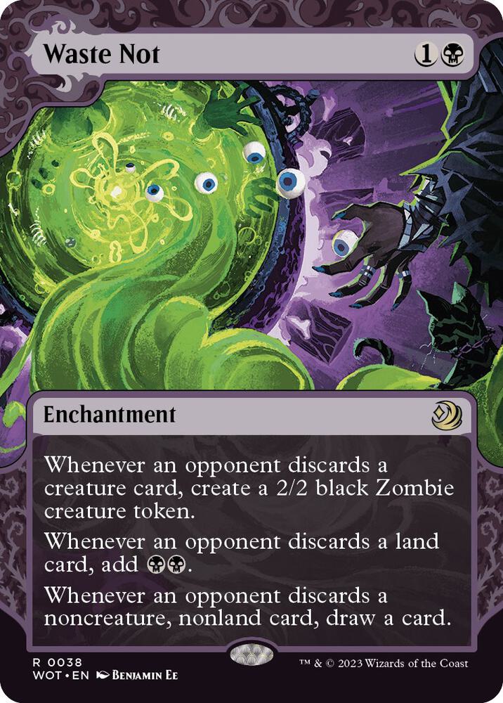 Waste Not (38) [Wilds of Eldraine: Enchanting Tales] [Showcase, Borderless]
