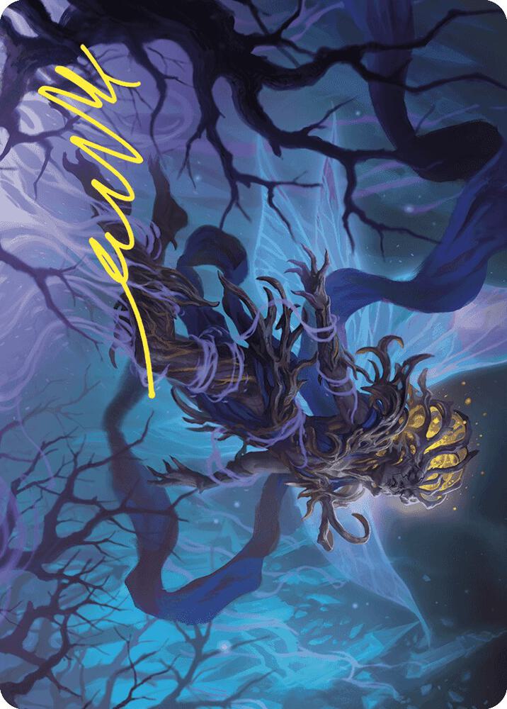 Sleep-Cursed Faerie Art Card (Gold-Stamped Signature) (8) [Wilds of Eldraine Art Series]