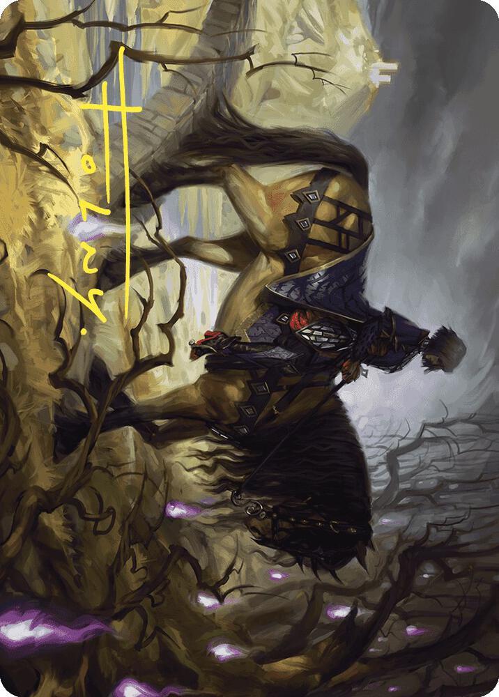 Rowan's Grim Search Art Card (Gold-Stamped Signature) (13) [Wilds of Eldraine Art Series]
