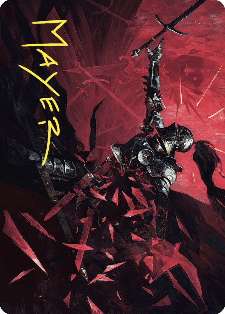 Shatter the Oath Art Card (Gold-Stamped Signature) (14) [Wilds of Eldraine Art Series]