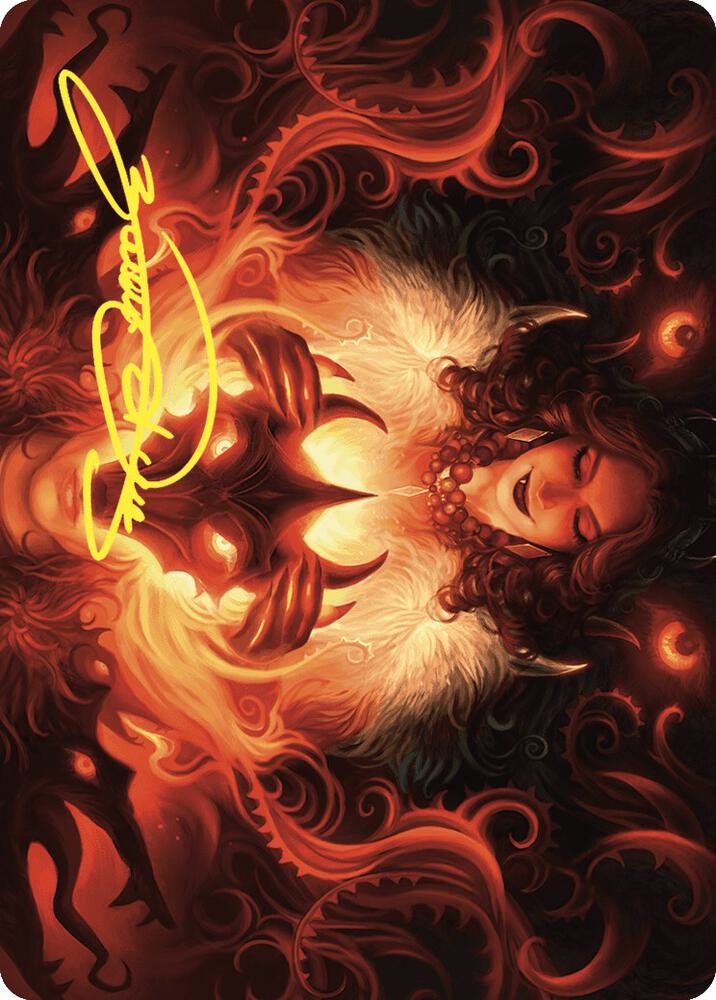 Witch's Mark Art Card (Gold-Stamped Signature) (21) [Wilds of Eldraine Art Series]