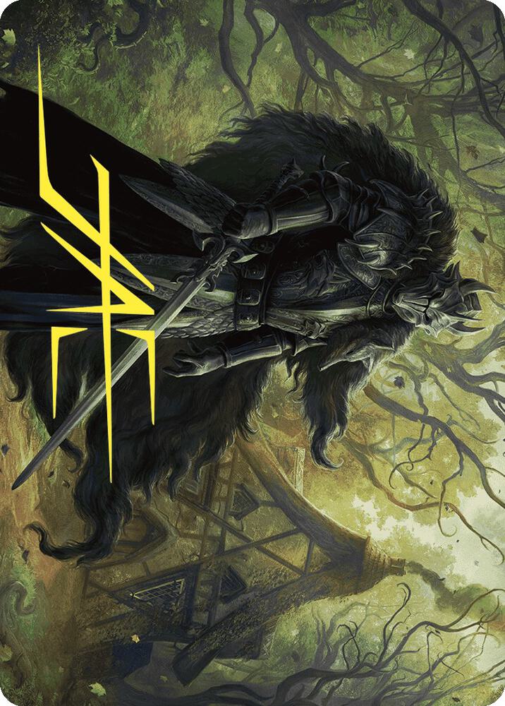 Agatha's Champion Art Card (Gold-Stamped Signature) (22) [Wilds of Eldraine Art Series]