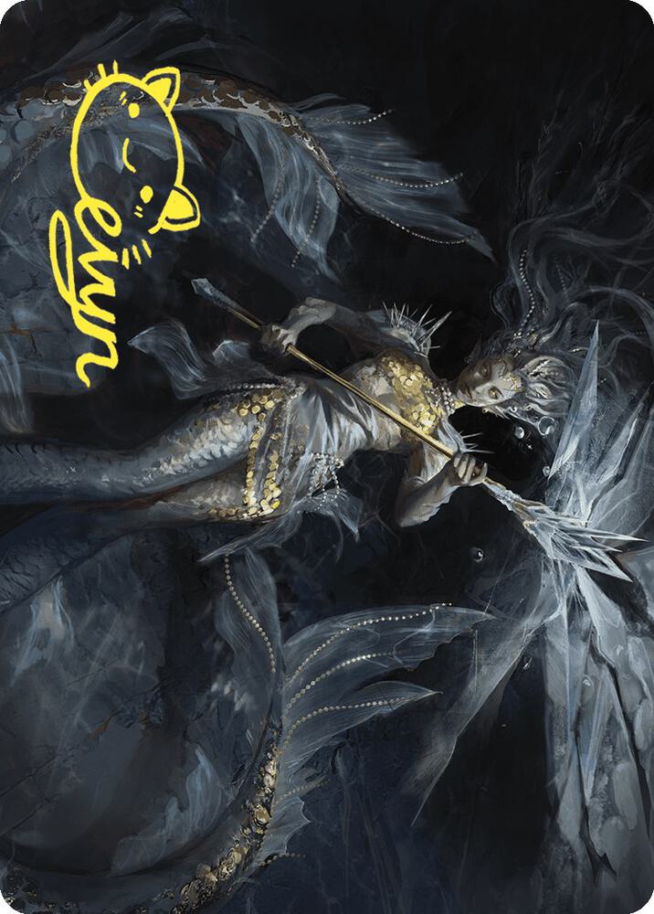 Sharae of Numbing Depths Art Card (Gold-Stamped Signature) (32) [Wilds of Eldraine Art Series]