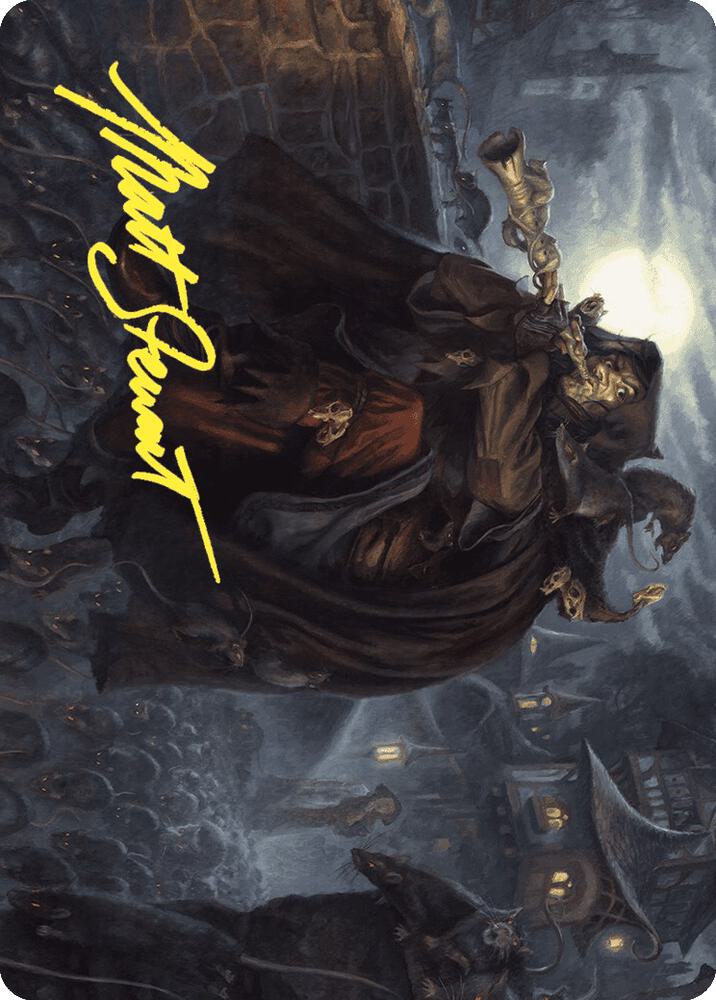 Totentanz, Swarm Piper Art Card (Gold-Stamped Signature) (33) [Wilds of Eldraine Art Series]