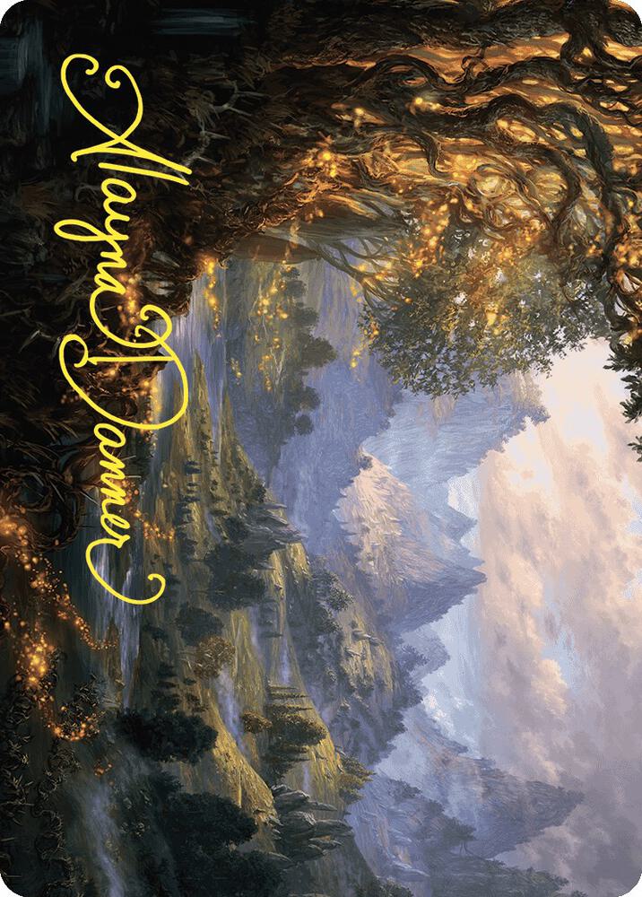 Evolving Wilds Art Card (Gold-Stamped Signature) (47) [Wilds of Eldraine Art Series]