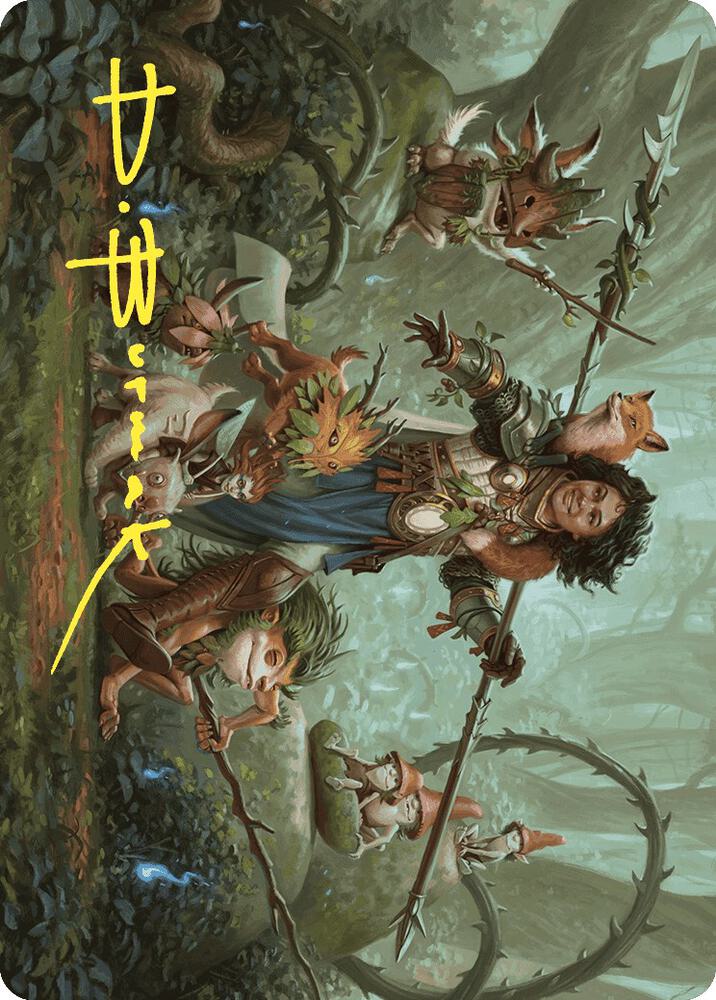 Ellivere of the Wild Court Art Card (Gold-Stamped Signature) (49) [Wilds of Eldraine Art Series]
