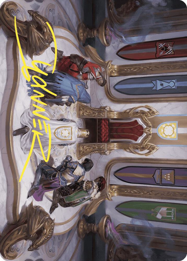 Throne of Eldraine Art Card (Gold-Stamped Signature) (55) [Wilds of Eldraine Art Series]