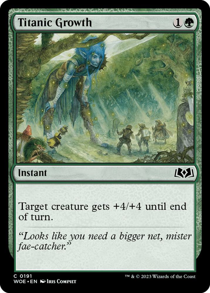 Titanic Growth (191) [Wilds of Eldraine]