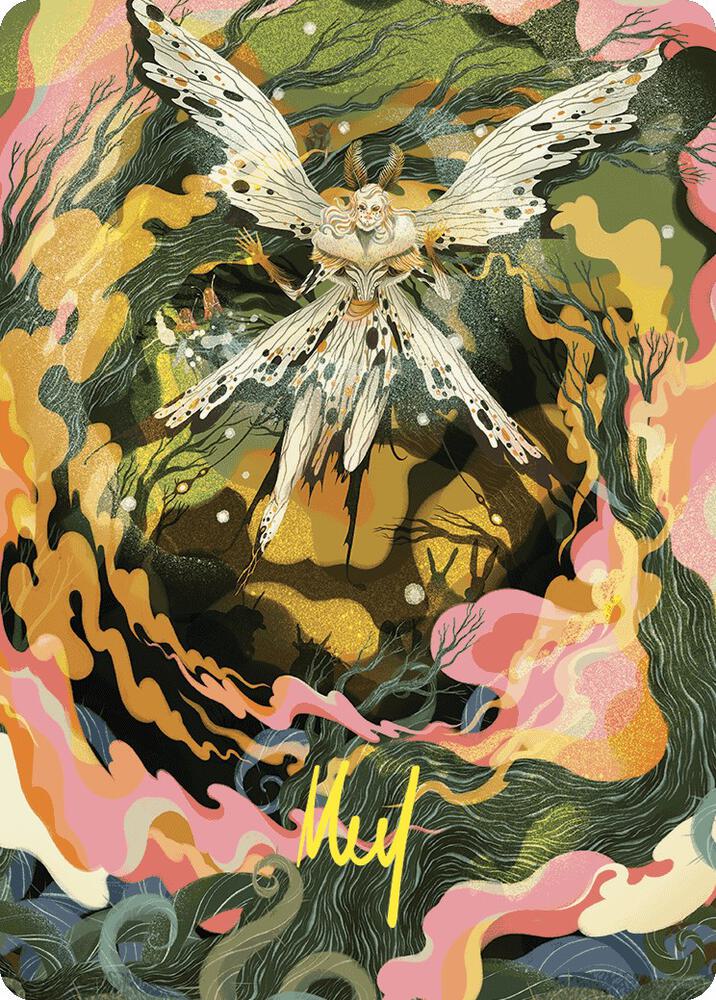 Greater Auramancy Art Card (Gold-Stamped Signature) (61) [Wilds of Eldraine Art Series]