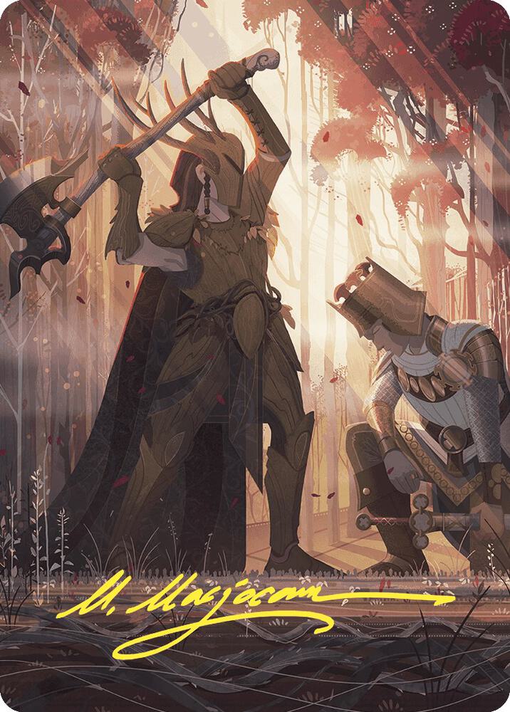 Karmic Justice Art Card (Gold-Stamped Signature) (62) [Wilds of Eldraine Art Series]