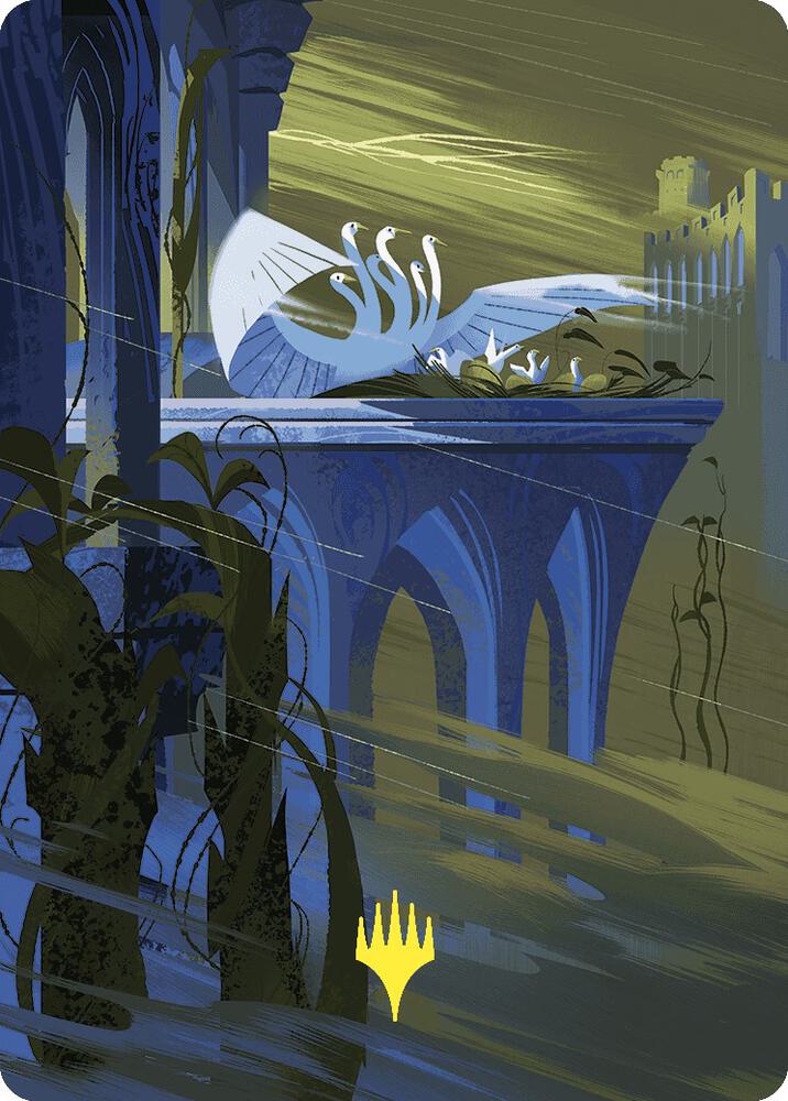 Doubling Season Art Card (Gold-Stamped Planeswalker Symbol) (71) [Wilds of Eldraine Art Series]