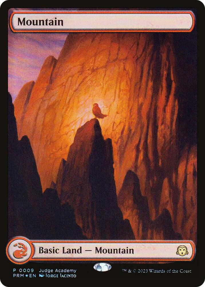 Mountain - Full Art (0009) [Judge Promos] [Full Art]