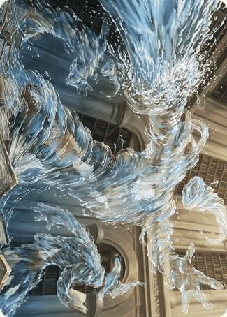 Splashy Spellcaster Art Card (9) [Wilds of Eldraine Art Series]