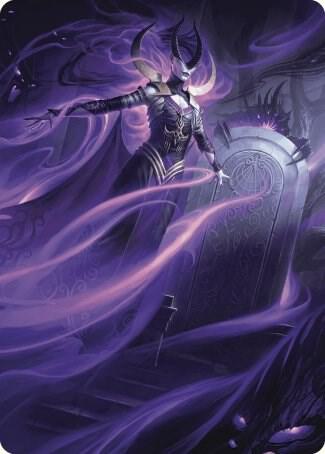 Ashiok, Wicked Manipulator Art Card (10/81) [Wilds of Eldraine Art Series]