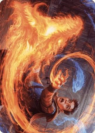 Frantic Firebolt Art Card (16) [Wilds of Eldraine Art Series]