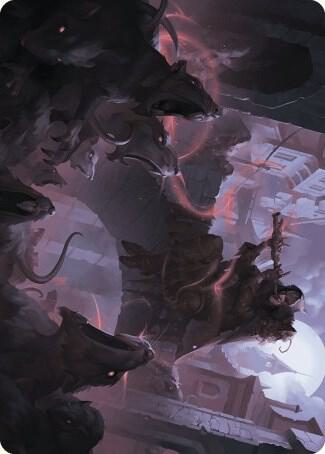 Gnawing Crescendo Art Card (17) [Wilds of Eldraine Art Series]
