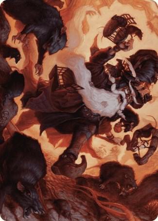 Tattered Ratter Art Card (20) [Wilds of Eldraine Art Series]