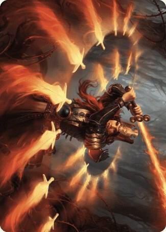 Heartflame Duelist Art Card (38) [Wilds of Eldraine Art Series]