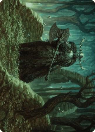 Mosswood Dreadknight Art Card (40) [Wilds of Eldraine Art Series]