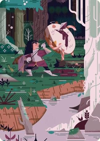 Stab Wound Art Card (69) [Wilds of Eldraine Art Series]