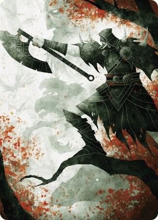 Garruk's Uprising Art Card (72) [Wilds of Eldraine Art Series]