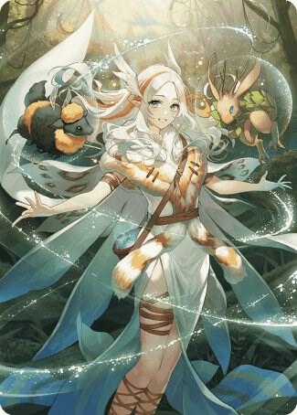 Greater Auramancy Anime Art Card (76) [Wilds of Eldraine Art Series]