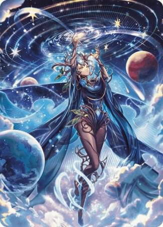Omniscience Anime Art Card (78) [Wilds of Eldraine Art Series]
