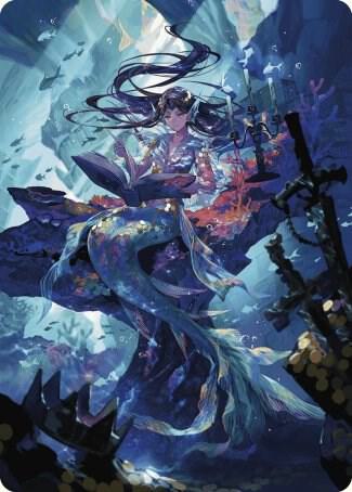 Rhystic Study Art Card (79) [Wilds of Eldraine Art Series]
