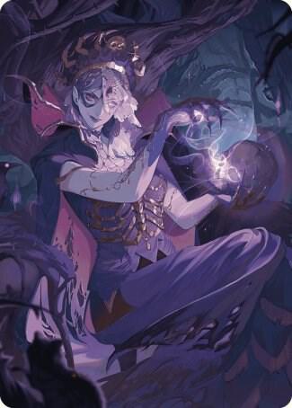 Necropotence Art Card (80) [Wilds of Eldraine Art Series]