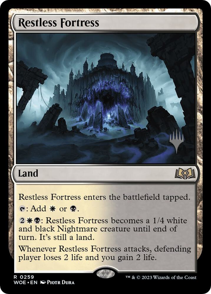 Restless Fortress (259) [Wilds of Eldraine Promos]