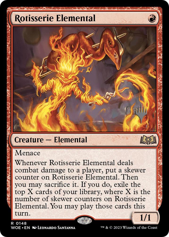 Rotisserie Elemental (148) [Wilds of Eldraine Promos]