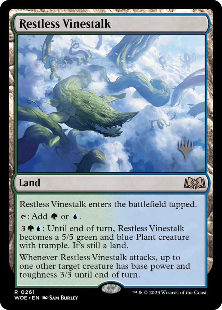 Restless Vinestalk (261) [Wilds of Eldraine Promos]