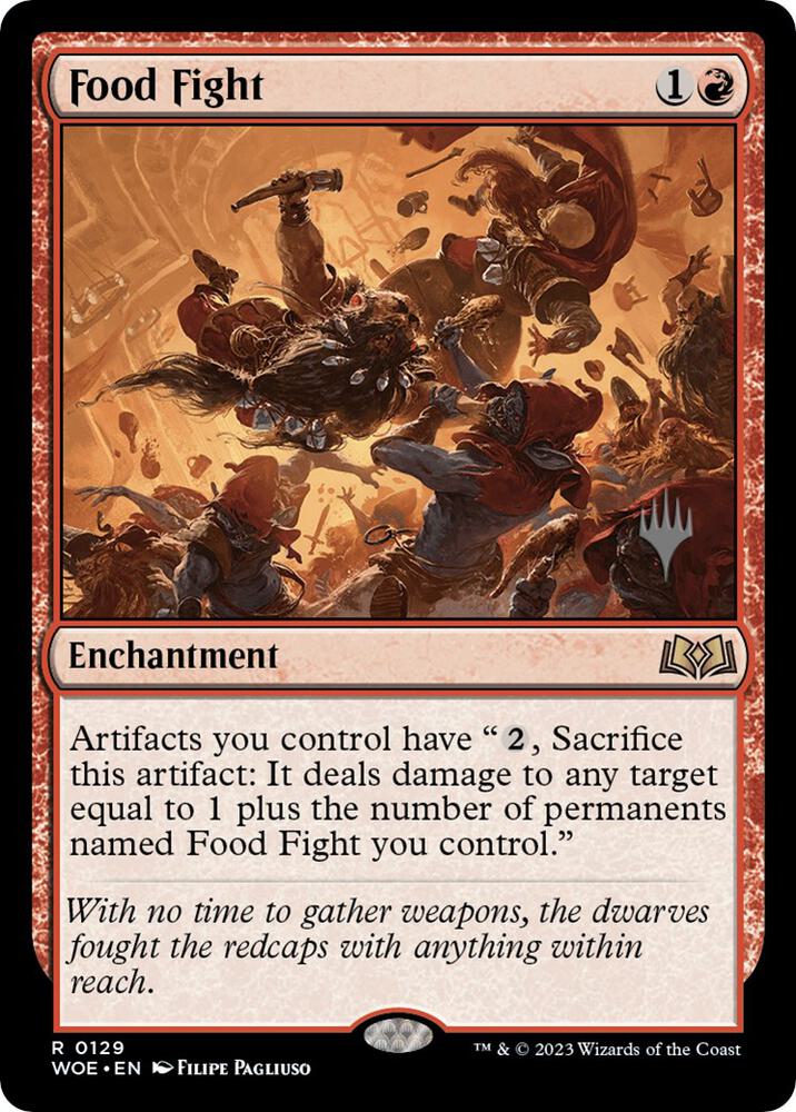 Food Fight (129) [Wilds of Eldraine Promos]